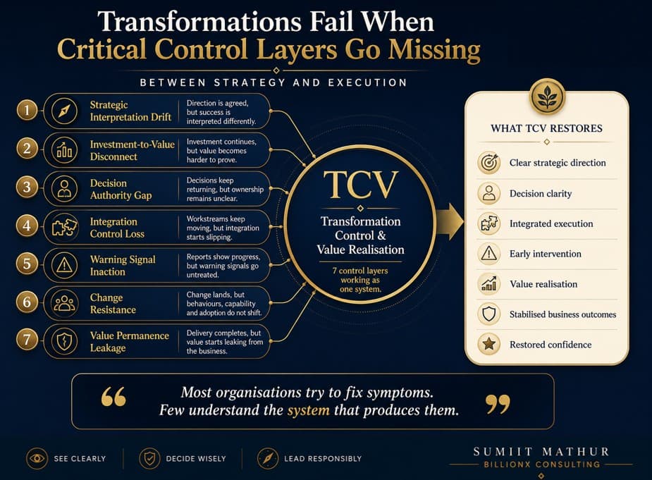 Transformations Fail When Critical Control Layers Go Missing